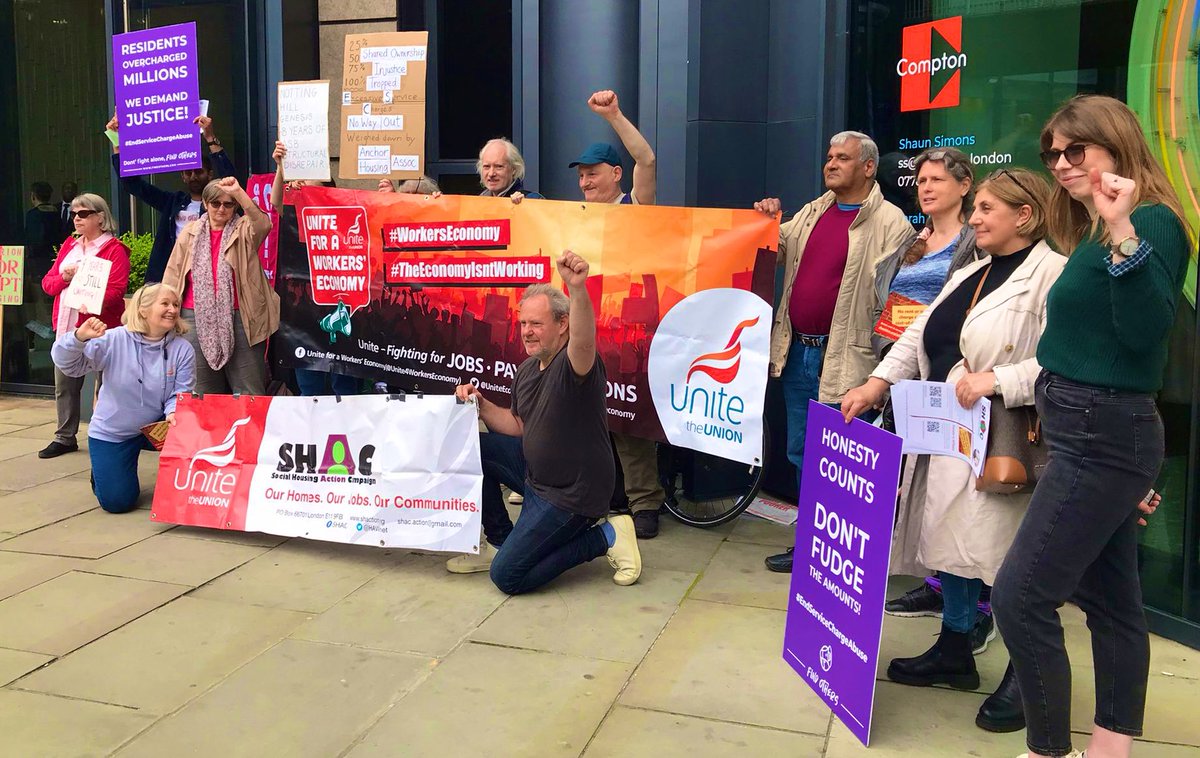 We’re at the Social Housing Finance Conference protesting against excessive and exploitative service charges! 

In just under 4 months, 27 social housing residents have reported over £2m of overcharges to us. This has to end now!

#EndServiceChargeAbuse