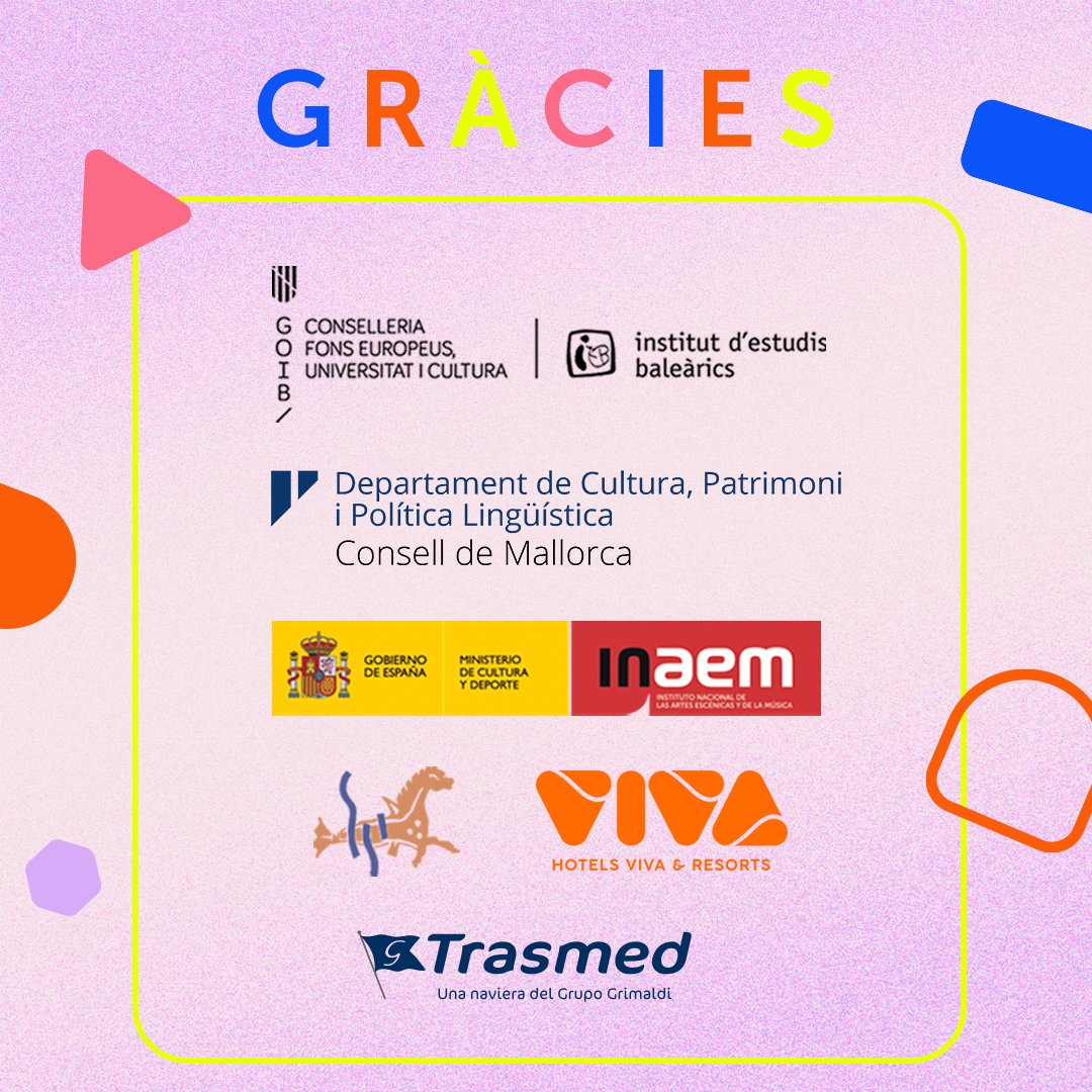 circaire's tweet image. L'equip de l'@ajtalcudia i el @CircBover volem aprofitar per donar les gràcies també als nostres patrocinadors, així com a les entitats públiques.

Sense el vostre suport no hauríem pogut dur a terme la que ha estat la programació més àmplia de la història de Circaire ✨.