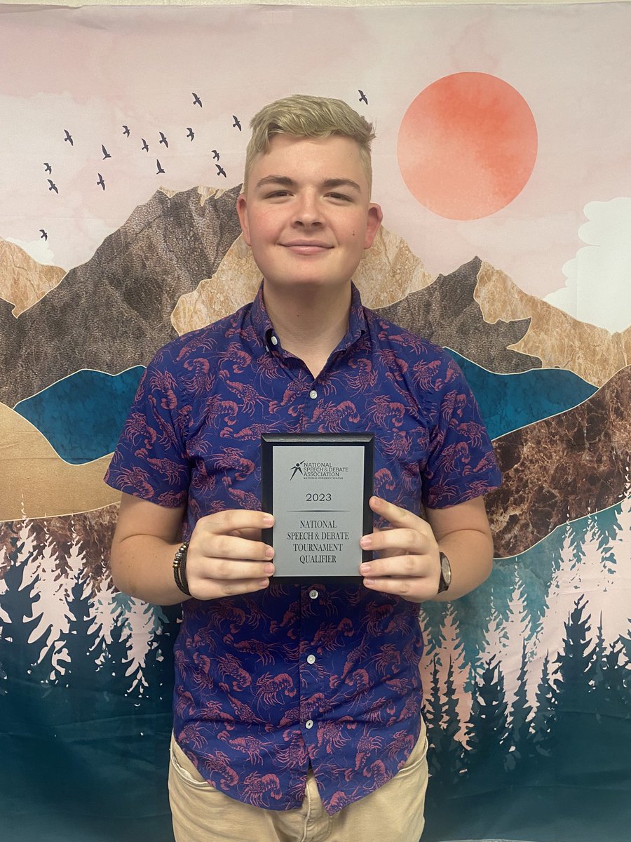 Andrew G. officially got his national qualifying plaque today! Watch out Phoenix, here comes Andrew!