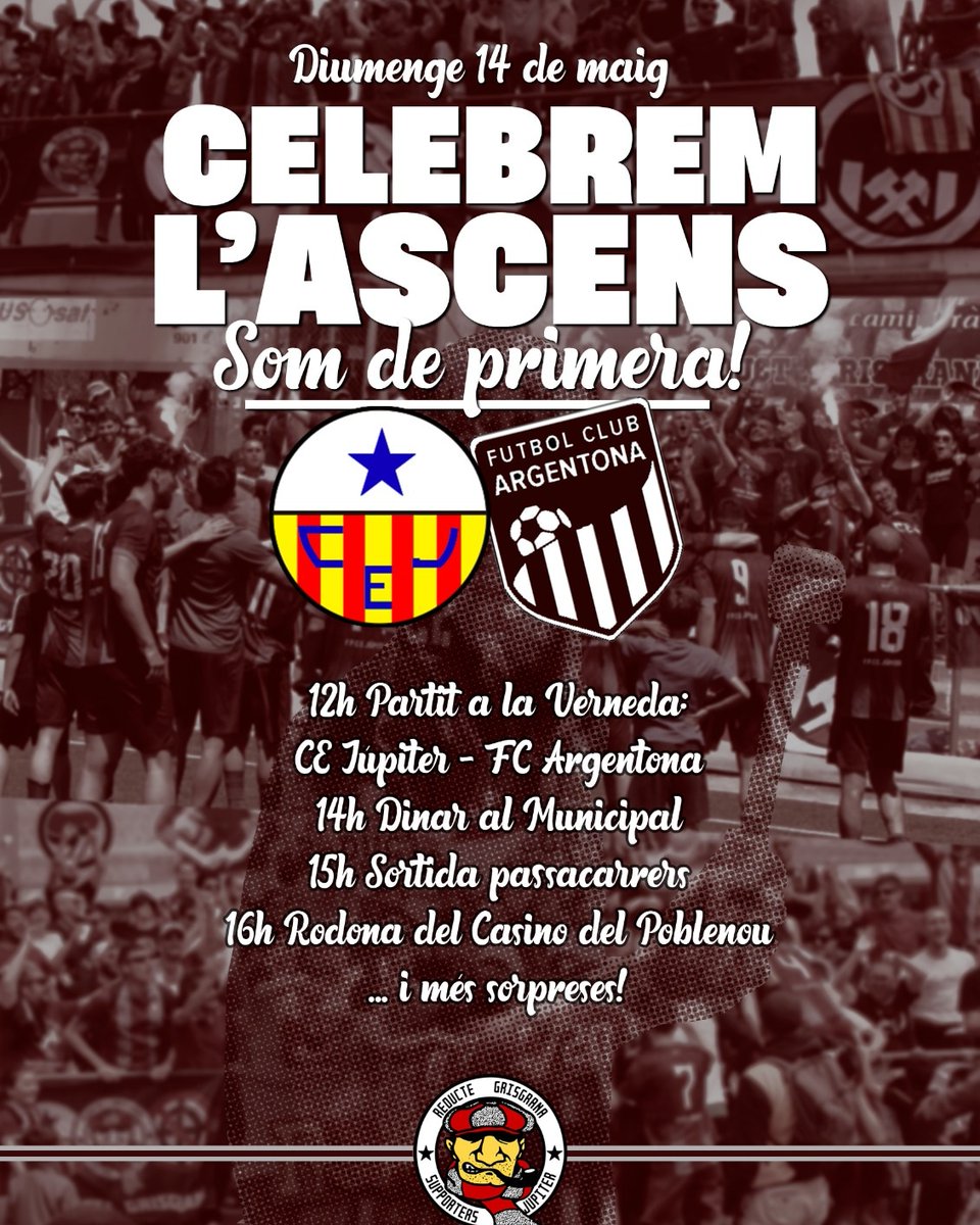 Celebrem l'ascens. 

Vine a gaudir de la festa amb tots nosaltres. 

Ús esperem a tots. 

#SomJupiter