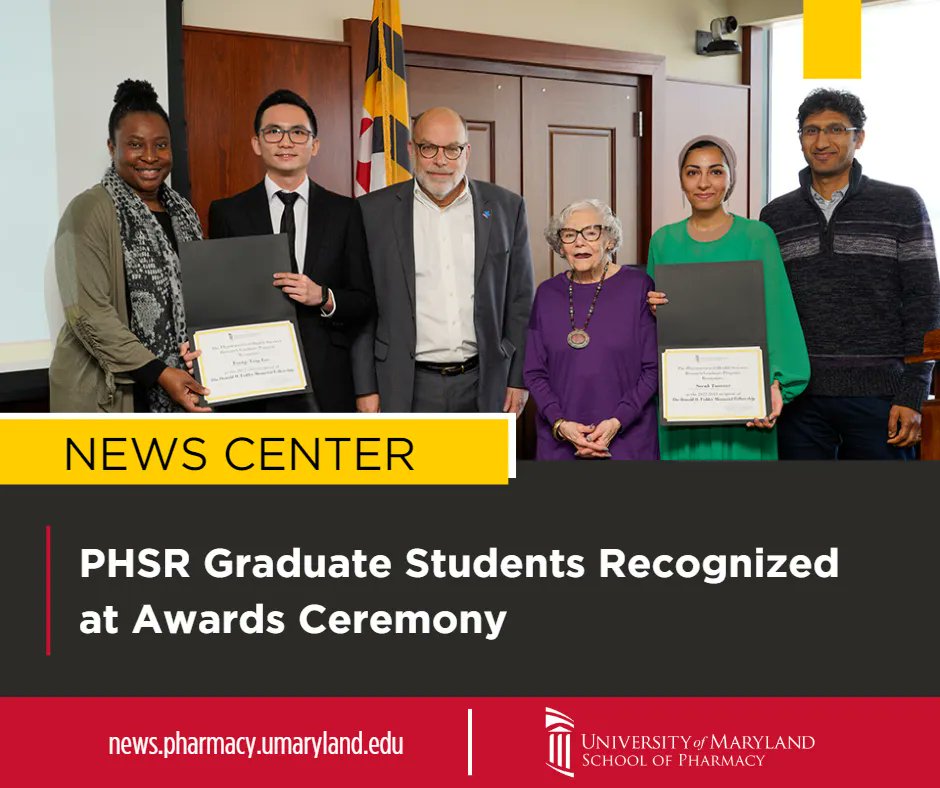 umsop's tweet photo. Our Pharmaceutical Health Services Research graduate program honored recipients of several awards. Students gave presentations about their academic pursuits and their personal journeys that led them to graduate training in PHSR. Read more: https://t.co/FzOToX7gOQ https://t.co/VnC1glRSOj