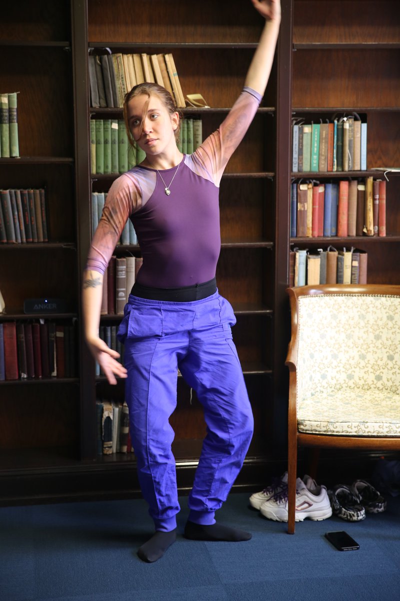 uflib's tweet photo. Libraries spaces are for more than books! "Dancing in the Archives," took place in April and is a site-specific suite of dances staged in the Smathers Special Collections' Judaica Suite, featuring works inspired by the lives of #katherinedunham, #pearlprimus and #zoranealehurston https://t.co/HaRxTswXN9