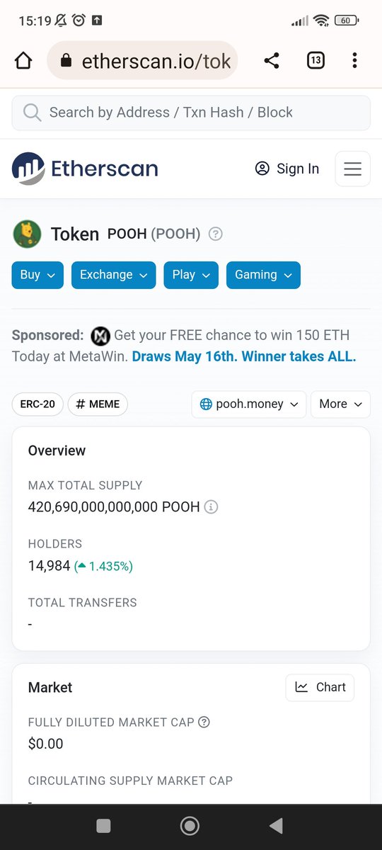 Graphyto1's tweet photo. #pooh @PoohArmyHQ @poohmoneyHQ N°1 on @DEXToolsApp @etherscan #cryptocurrency #Crypto 15k #holders #ERC20 #GEM https://t.co/zHfXEBnegs