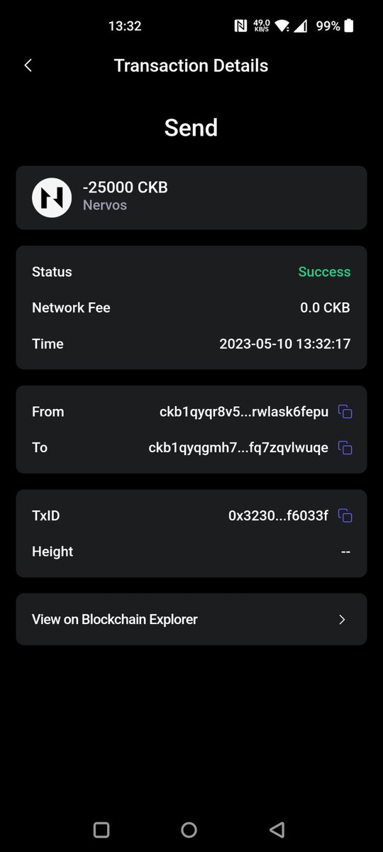 57u's tweet photo. ๐ข The prize of 25,000 $ckb has been received by the winner
๐ฅ๐ค
#CKBeasts #CKBees #NFTGames #Godwoken #NervosNetwork #CKB https://t.co/Jj8XpFebzn