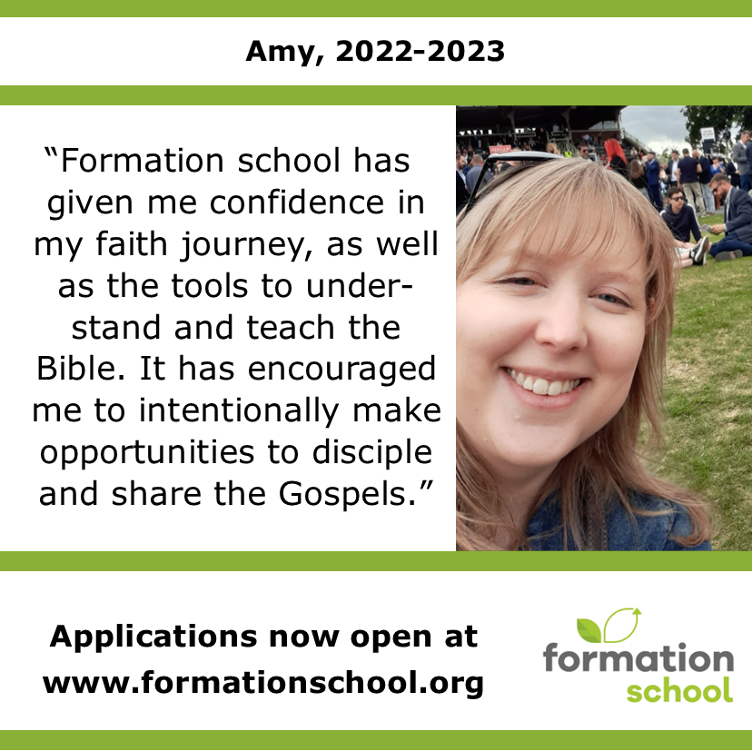 formationsch's tweet photo. Amy, another of our existing students, shares a little about her experience of Formation School over this past 6 months. What a joy its been to have her and see how God has grown her confidence for helping others.
#Formationschool #discipleswhomakedisciples https://t.co/dSEjvGuD2r