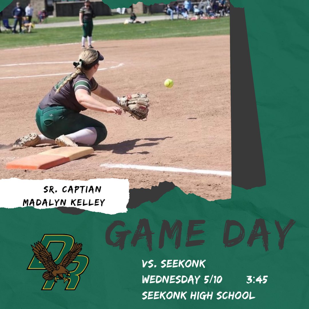 🥎ＧＡＭＥＤＡＹ🥎
•
🆚 SEEKONK
⏰ 3:45 PM
🏟️SEEKONK HIGH SCHOOL
•