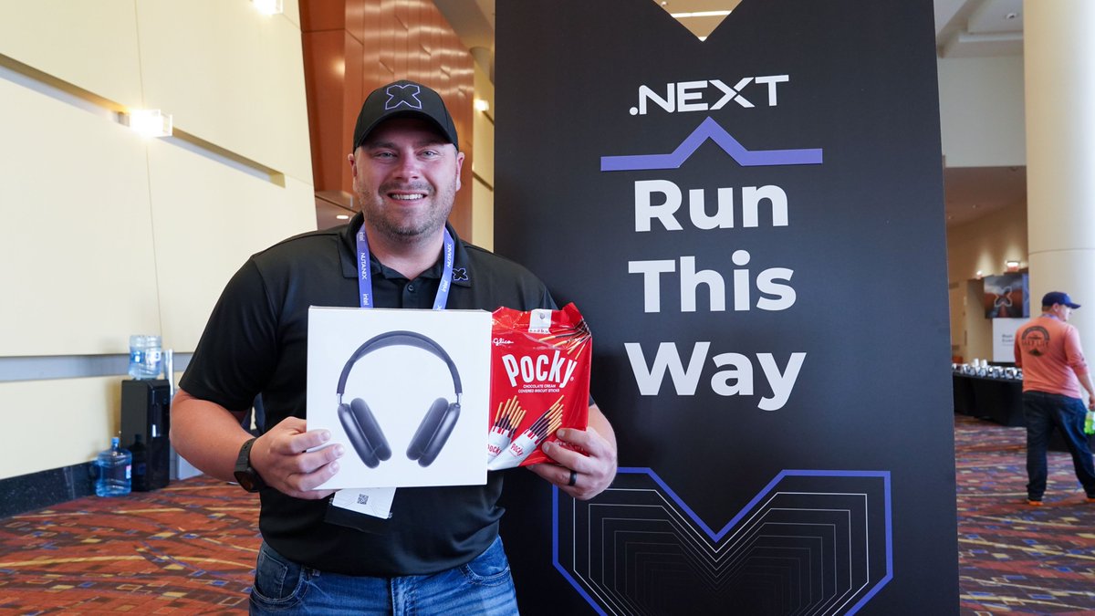 Congrats to <a href="/derkasailo/">Derek Sailors</a> for winning our .NEXT Day 1 giveaway! 👏

Tweet about your conference experience using #NEXTconf for the chance to win today.
