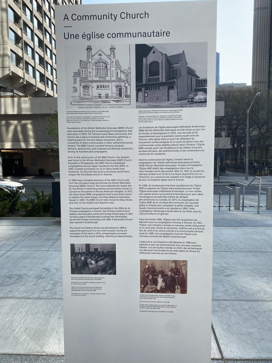 JohnLorinc's tweet photo. #topoli #theward Checking out the signage &amp; heritage commemoration at the New Toronto Courthouse (Armoury &amp; Centre). A shoutout here to the archaelogical spadework by @digTMHC, @ERAarch @tatumtchaubal &amp; @InfraOntario. Read more about the history here: https://t.co/2MqyqpU7vW 1/2 https://t.co/9Sf5NVes0R