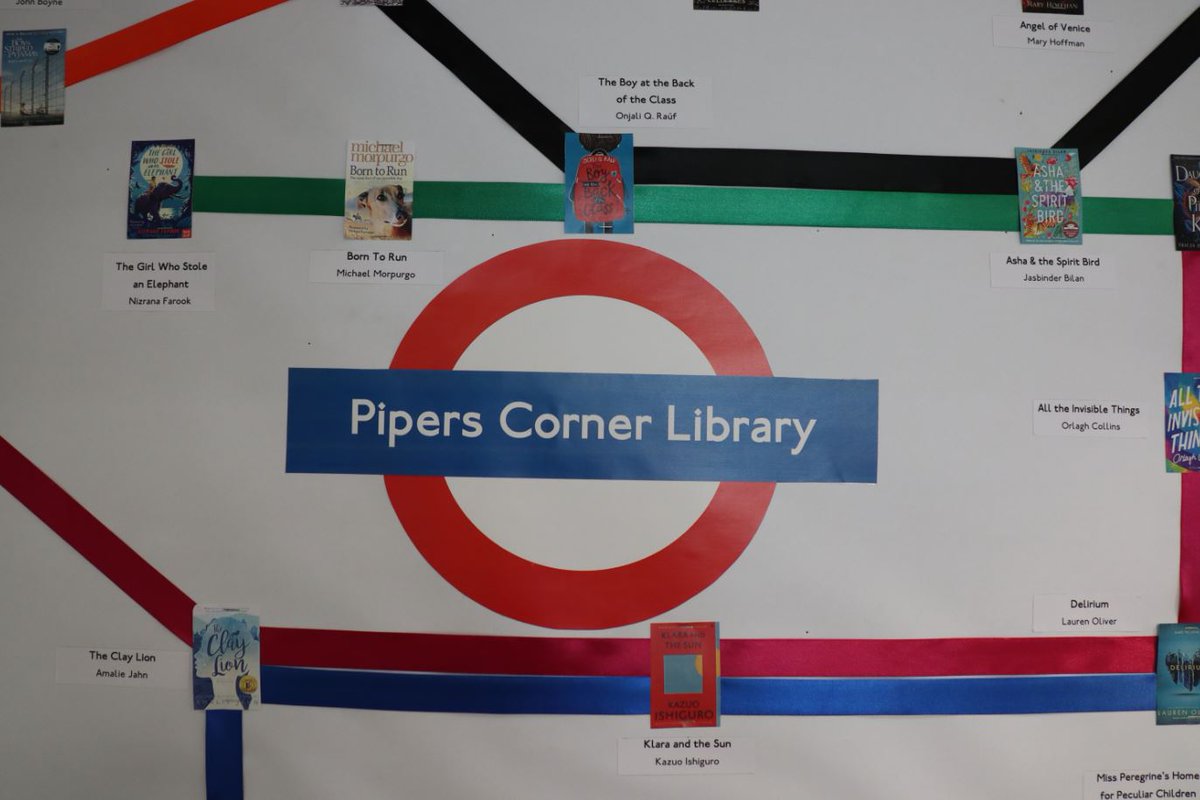 PipersSenior's tweet image. It&apos;s been great to see our #PipersSenior students taking advantage of the new #PipersLibrary Literature Tube Map. 

A really great way to encourage students to follow different &apos;genre lines&apos; and find their next favourite read 📕