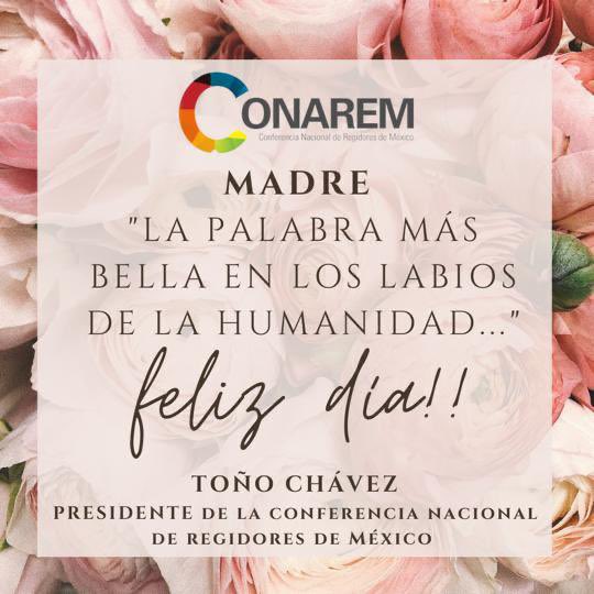 RT <a href="/CoNaReM_/">CoNaReM</a>: Felicidades!!!! 
Para nuestras hermosas Madres, para las que aún están aquí y para las que están en el cielo.

<a href="/antonio_chavezm/">Él Tío Toño</a> 
Presidente de la CONAREM