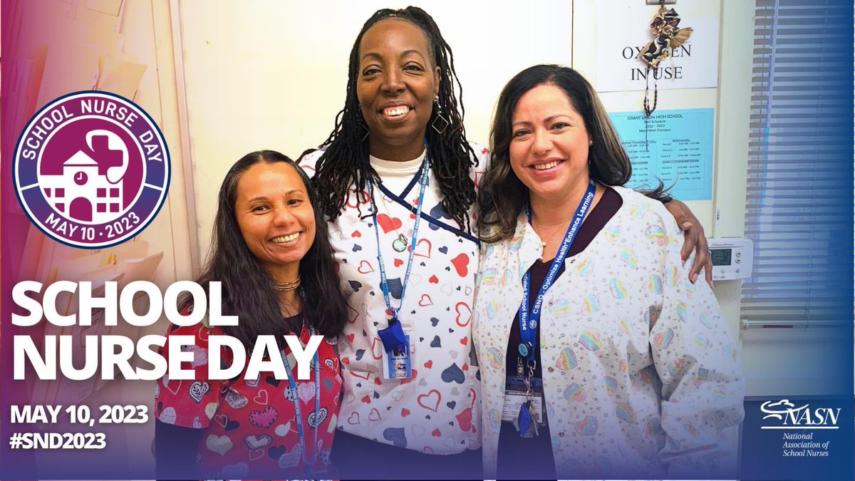 We honor all school nurses making a difference in the lives of children today #SND2023 and every day! #Schoolnurses lead the way to support health and ensure that students are healthy, safe, & ready to learn. 
schoolnurseday.org. #celebrateschoolnurses @schoolnurses