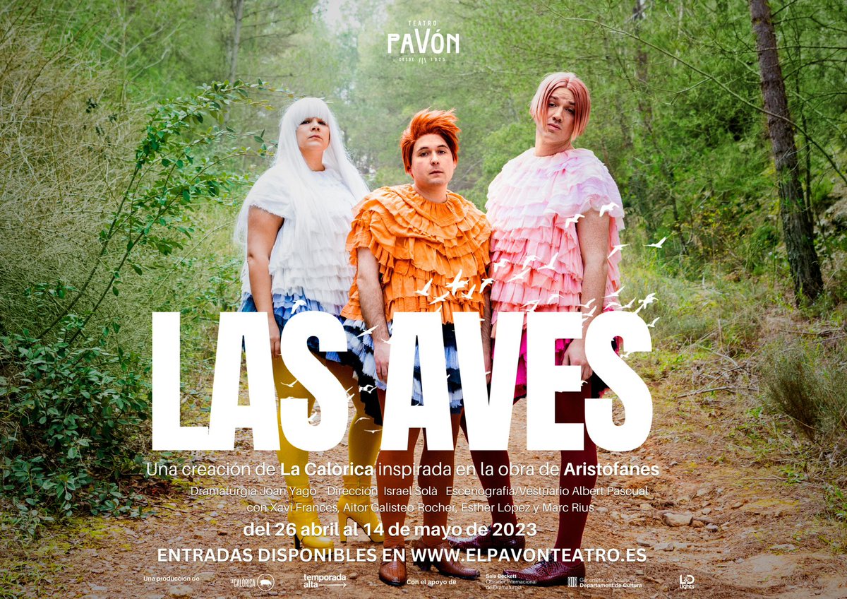 la_calorica's tweet photo. Últimas cinca funciones #LasAves en el @ElPavonTeatro ! Ahora o nunca! https://t.co/Kv6IhmgIPC