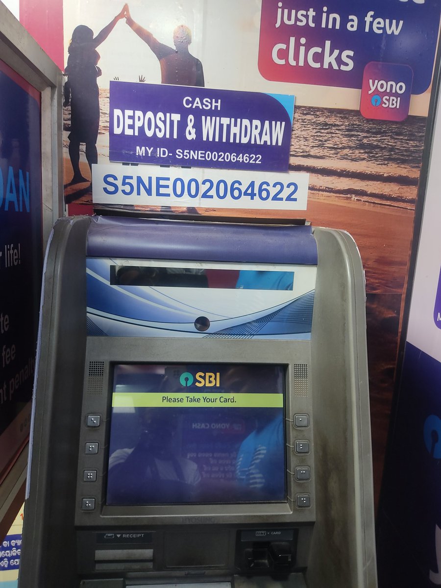 NarendraGuru2's tweet photo. @TheOfficialSBI 
I deposited 4900 in the cash deposit machine(CDM) in the MKCG Medical college campus, Berhampur,Ganjam (Odisha) but the transaction was canceled and the cash was not credited or the money did not come through the cash deposit machine.
ATM ID-S5NE002064622 https://t.co/dRWx4VUaLD