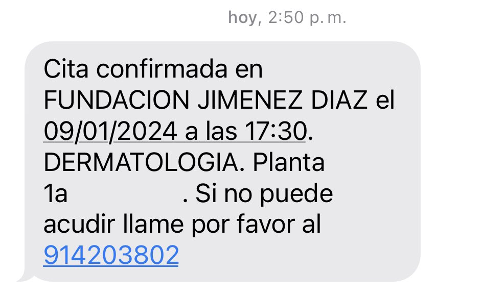 JC_Ortega_'s tweet photo. Pues nada, por fin tengo mi cita para dermatología, para enero de 2024.

Lo más grave es que en Madrid está a punto de renovar con mayoría absoluta una incompetente cuyo mayor mérito es hacerse viral en redes cada dos días. https://t.co/SgaNxYy2N0