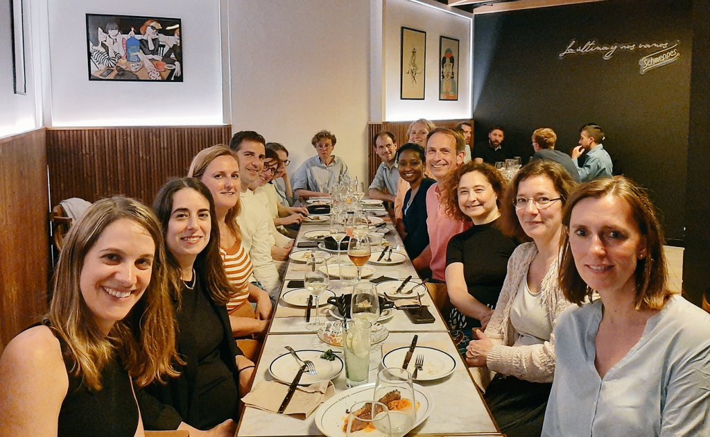 First @SIOPEurope conference Belgian PHO participants
 networking dinner organised by the BSPHO.  #SIOPEurope23 #childhoodcancer #Paediatriconcology