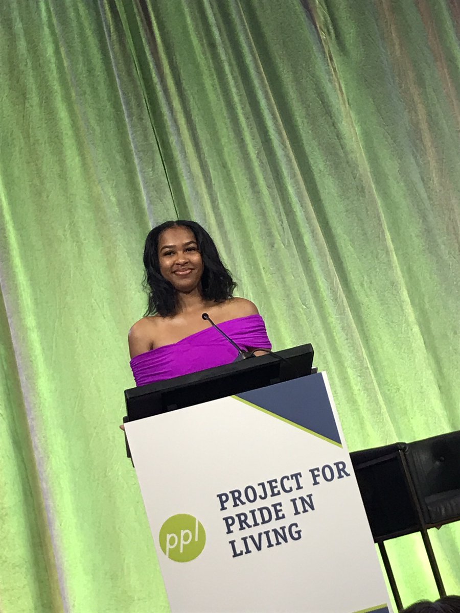 PPLTwinCities's tweet photo. “Being with my mom and being in my own room is my favorite place to be. Without the help of PPL, I know my life would be more complicated.” - PPL resident Heaven Webb in her @MichelleObama dress #strongerwithcommunity #PPLBreakfast https://t.co/YfehALNRbt