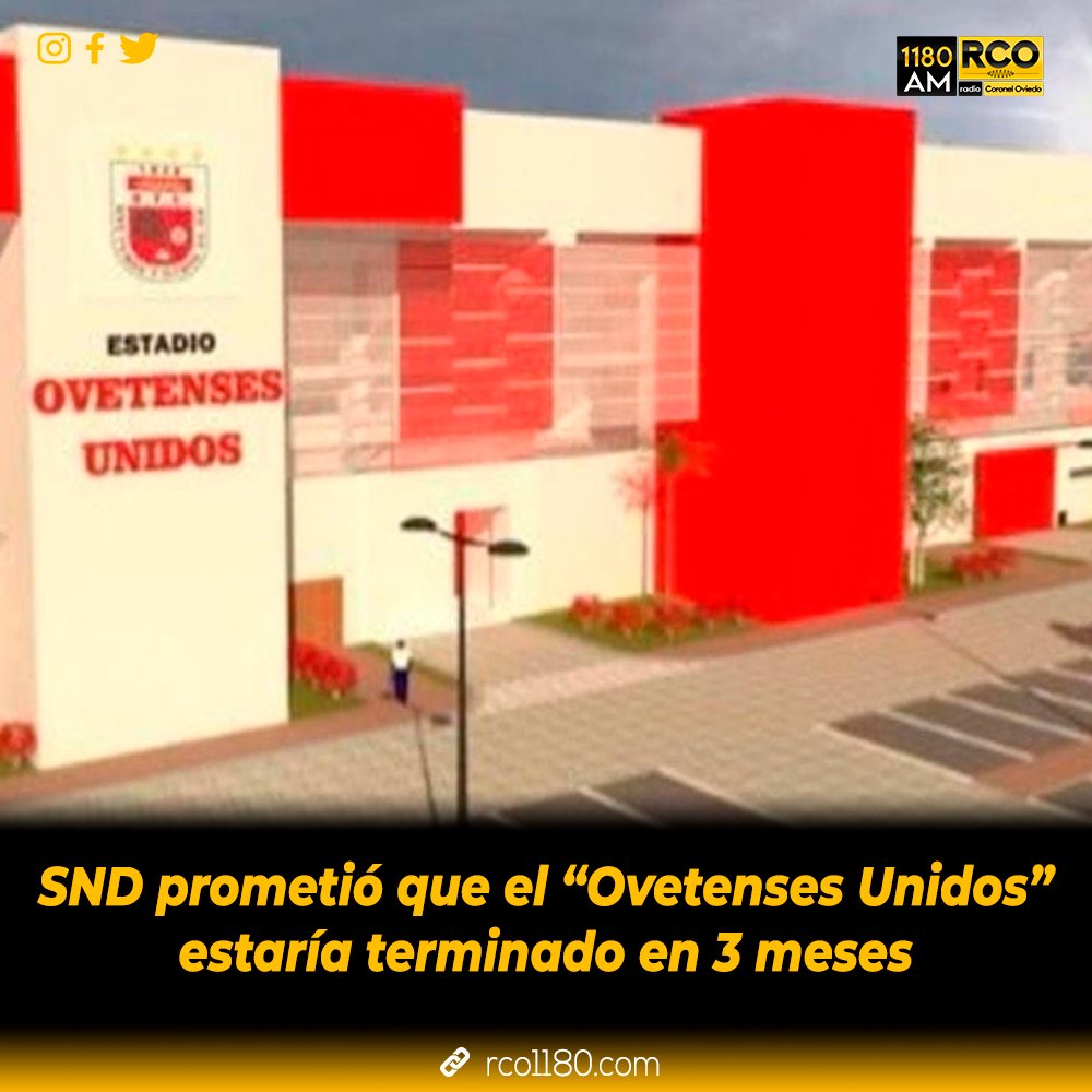 rco1180's tweet photo. En conversación con Angel Balbuena, presidente de la LOF, anunció que la Secretaría Nacional de Deportes se comprometió en entregar en condiciones el estadio en un plazo de 3 meses aproximadamente. https://t.co/EGKk3PWofH