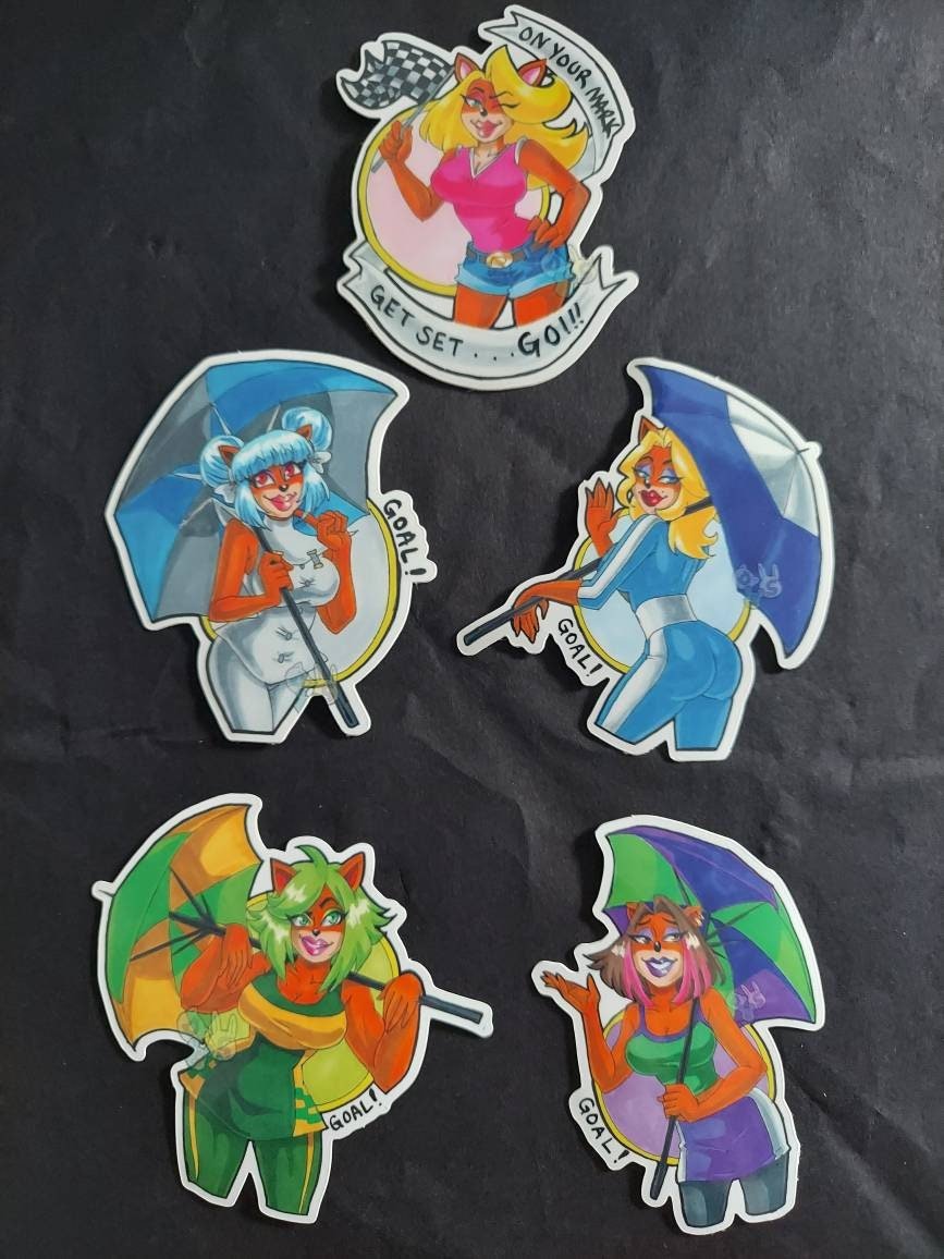 Thanks for the kind words! ★★★★★ 'Adorable stickers. My daughters love them.' Robin etsy.me/3NVVv9c
#CrashBandicoot #CrashTeamRumble #CrashBandicootFanart #crashteamracing #ctr #NITRO #Umbrella