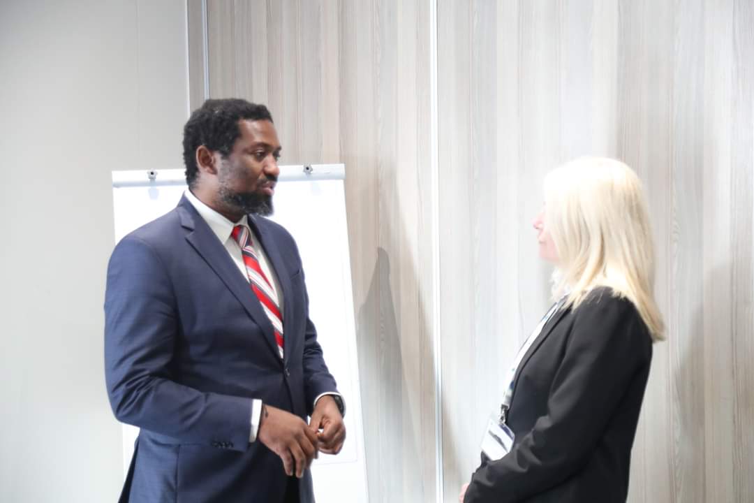 HigherEduGovZA's tweet image. Deputy Minister @ButiManamela  held Bilateral meeting with Minister of Science, Technological Development and Innovation from Serbia, Jelena Begovic on the sidelines of the 29th International Centre for Generic Engineering and Biotechnology Board of Governors .