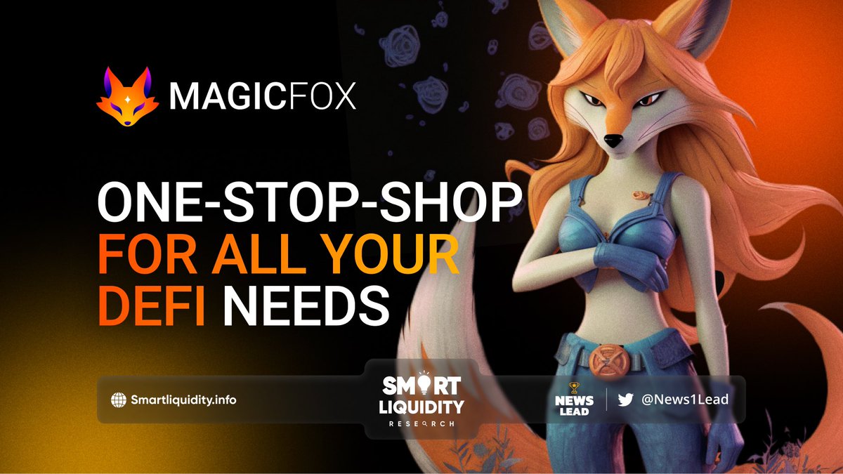 🦊Unlock the power of yield farming with @Magicfoxfi!

👉 Swap, stake, and optimize your yields across multiple chains
👉 Deep liquidity and low slippage
👉 Multiple fee tiers to suit your trading and investment strategy

✅Join now:
go.magicfox.fi