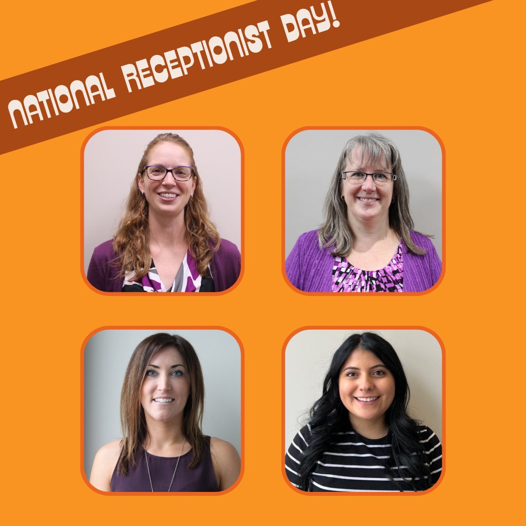 apolloniayeg's tweet photo. From greeting you when you arrive, explaining your insurance coverage, to helping you book your dental appointments, and everything in between. A huge shoutout and thank you to Jen, Paula, Kim and Eliana on National Receptionist Day! https://t.co/3ub3OYdSe3