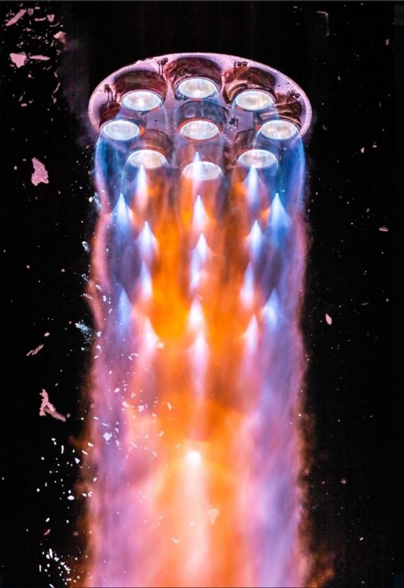 NASAglenn's tweet photo. When the Relativity Space Terran 1 rocket lit up the night sky as it launched this past March, it became the first 3D-printed rocket test of its kind. Learn about GRCop—an innovative, high strength material at the center of this breakthrough: https://t.co/gfZvGs9fnu https://t.co/EYfFJIhwfO