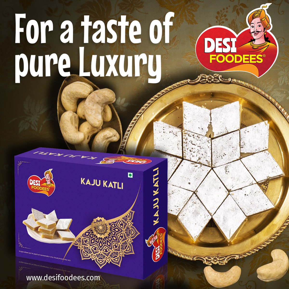 DFoodees's tweet photo. Made with the richness of cashews and a touch of sweetness, the perfect way to add elegance to your dessert table. 
https://t.co/sTDg8IkLxW
#therealdesitaste #kajukatli #cashewnuts #kajusweets #cashew #kaju #sweets #desifoodees https://t.co/FqJuMNBAP4