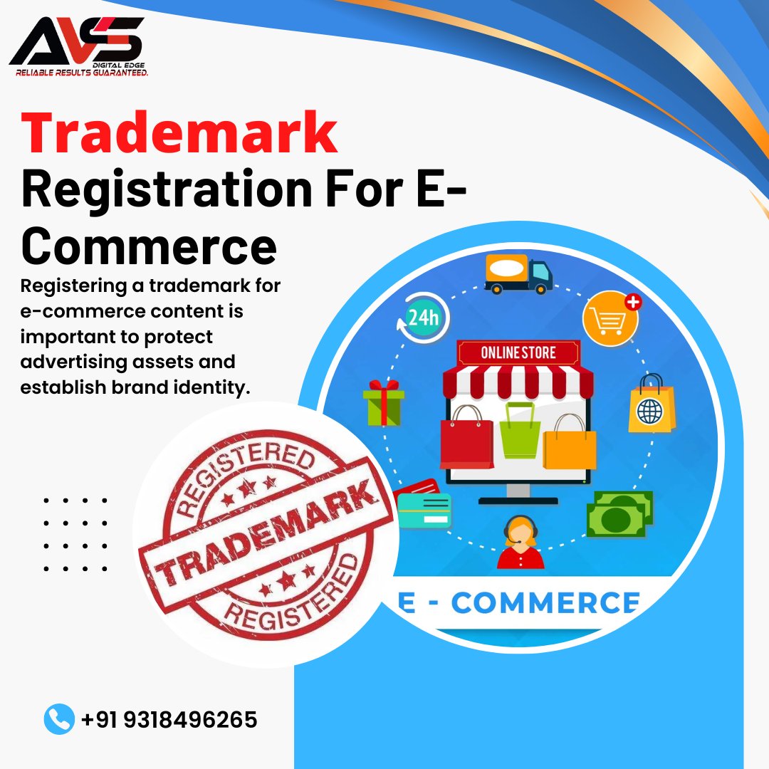 Trademark registration protects your e-commerce content used for advertising from being copied or used without permission. 

Call Now: +91 9318496265

#TrademarkProtection #EcommerceBranding #IPRights #BrandIdentity #OnlineBusinessProtection