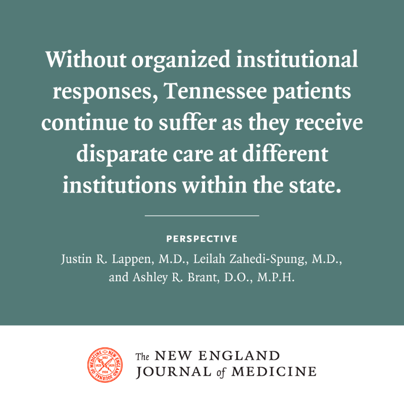 NEJM's tweet photo. In coordinating responses to new state abortion restrictions in the United States, health care organizations’ interpretations of their societal obligations will affect access to care, clinical practice environments, and public health. https://t.co/RuB2nQIcG5