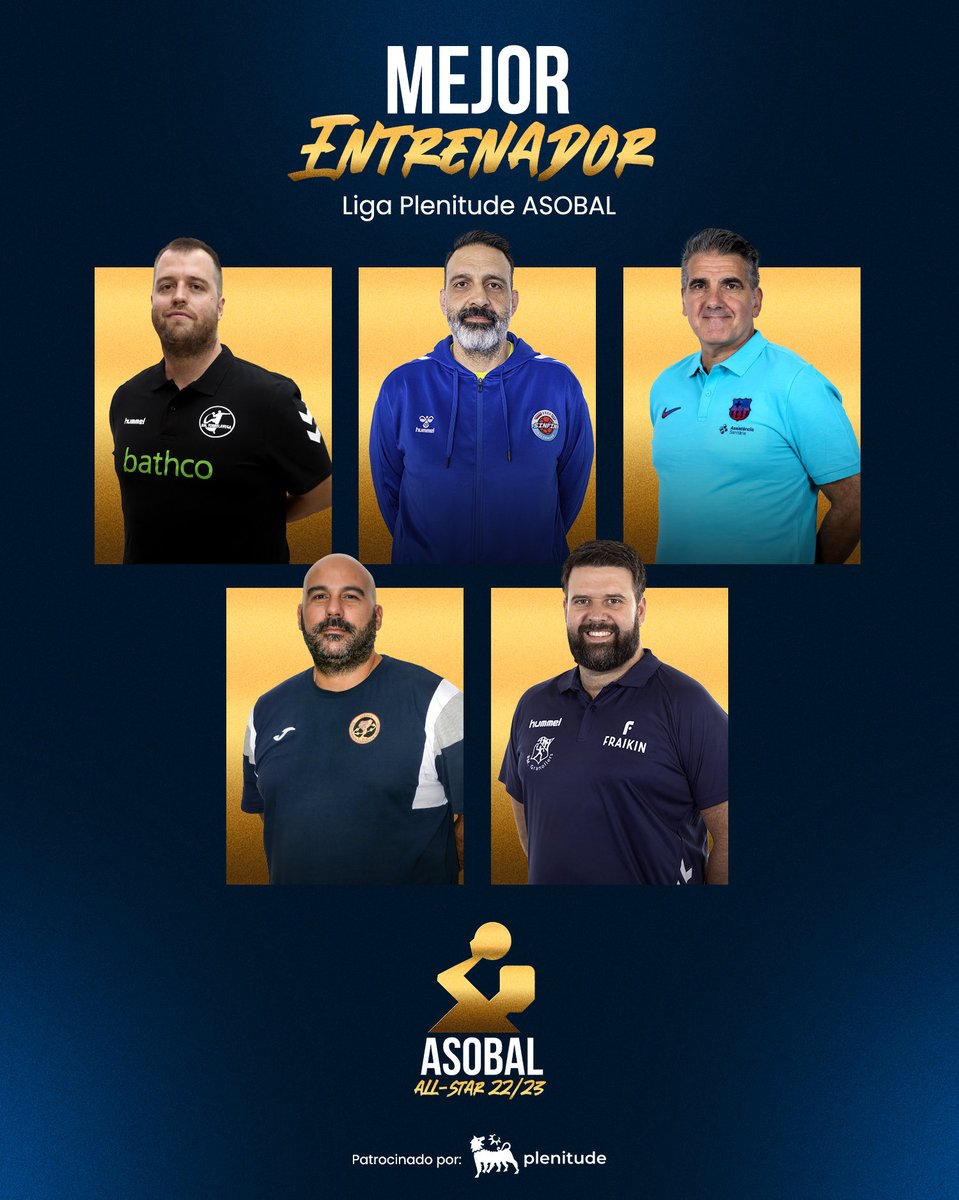 🌟 𝐀𝐋𝐋 𝐒𝐓𝐀𝐑 𝐓𝐄𝐀𝐌 <a href="/ASOBAL/">ASOBAL</a> 2022/2023

👑 𝗠𝗲𝗷𝗼𝗿 𝗘𝗻𝘁𝗿𝗲𝗻𝗮𝗱𝗼𝗿 

🟠 <a href="/Alex_Mozas/">Alejandro Mozas</a> | <a href="/BMTorrelavega/">Bathco Balonmano Torrelavega</a> 
⚫️🔵 <a href="/Garabaya/">Ⓡⓤⓑⓔⓝ Ⓖⓐⓡⓐⓑⓐⓨⓐ ②.⓪</a> | <a href="/bmSinfin/">Blendio Sinfín Santander</a> 
🔵🔴 <a href="/Sutuni20/">A.C. Ortega Pérez</a> | <a href="/FCBhandbol/">Barça Handbol</a> 
🟢 Lidio Jiménez | <a href="/BMCdadEncantada/">REBI Balonmano Cuenca 🌪️</a> 
⚪️🔵 <a href="/Rama_Antonio/">Antonio Rama</a> | <a href="/BMGranollers/">BM Granollers</a> 

🗳️ asobal.es/liga/all-star-…