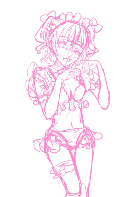 メイドの日は間に合わなさそう~!wip