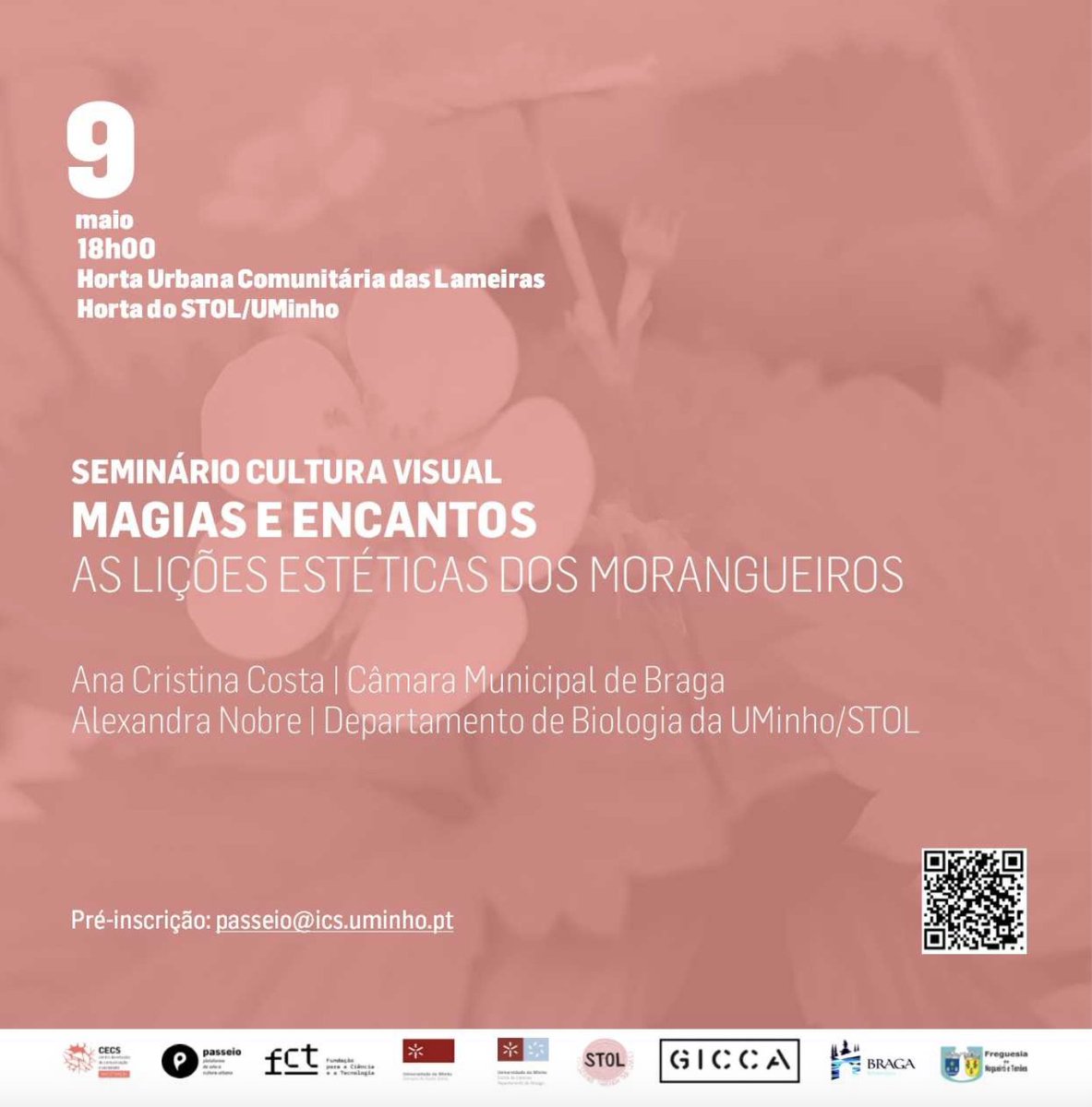 anobre1's tweet photo. Ontem, 9 Maio, colaborei no seminário/passeio “As lições estéticas dos #morangueiros – magias e encantos” relativo a #hortasurbanas e organizado por colegas do @CECS_UMinho. O #passeio teve início na horta das Lameiras #Braga e terminou na nossa #HortaSTOL @udominho (1/3) 👇 https://t.co/gvphnNkM3d