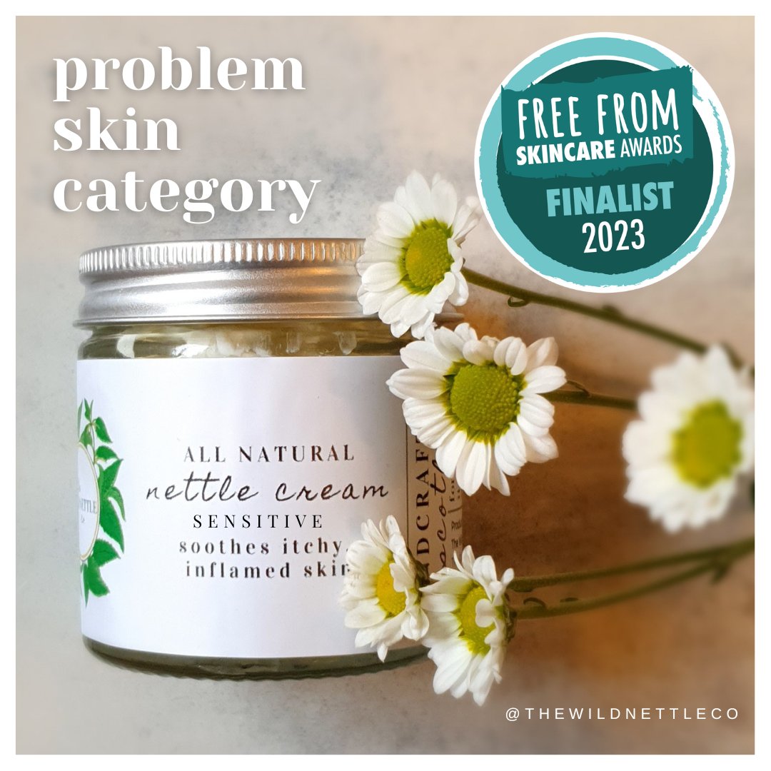Delighted to have 3 products in the running this year 🌿💚🙏
#naturalskincare
#FFSA23 #nettlemagic #MHHSBD #eczemarelief