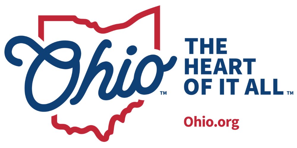 Ohio’s new brand is a new take on an old favorite. We are returning to something familiar, something 
with an emotional connection, something with heart. We are 𝗢𝗵𝗶𝗼, 𝗧𝗵𝗲 𝗛𝗲𝗮𝗿𝘁 𝗼𝗳 𝗶𝘁 𝗔𝗹𝗹.