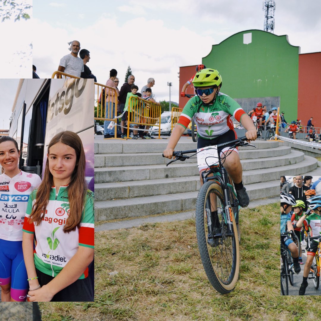 GelaPedagogikoa's tweet photo. A ze txirrindularitza asteburua!
๐ต Larunbatean #minigreenseries Berrizen.
๐ดโโ๏ธ Zapatuan #udaberrikopa Mungian.
๐ @LaVueltaFem ikustera joan ginen. ๐ Oso esperientzia polita izan zen gure erreferenteak hain gertutik ikustea. https://t.co/ZJ7qGmjVEG