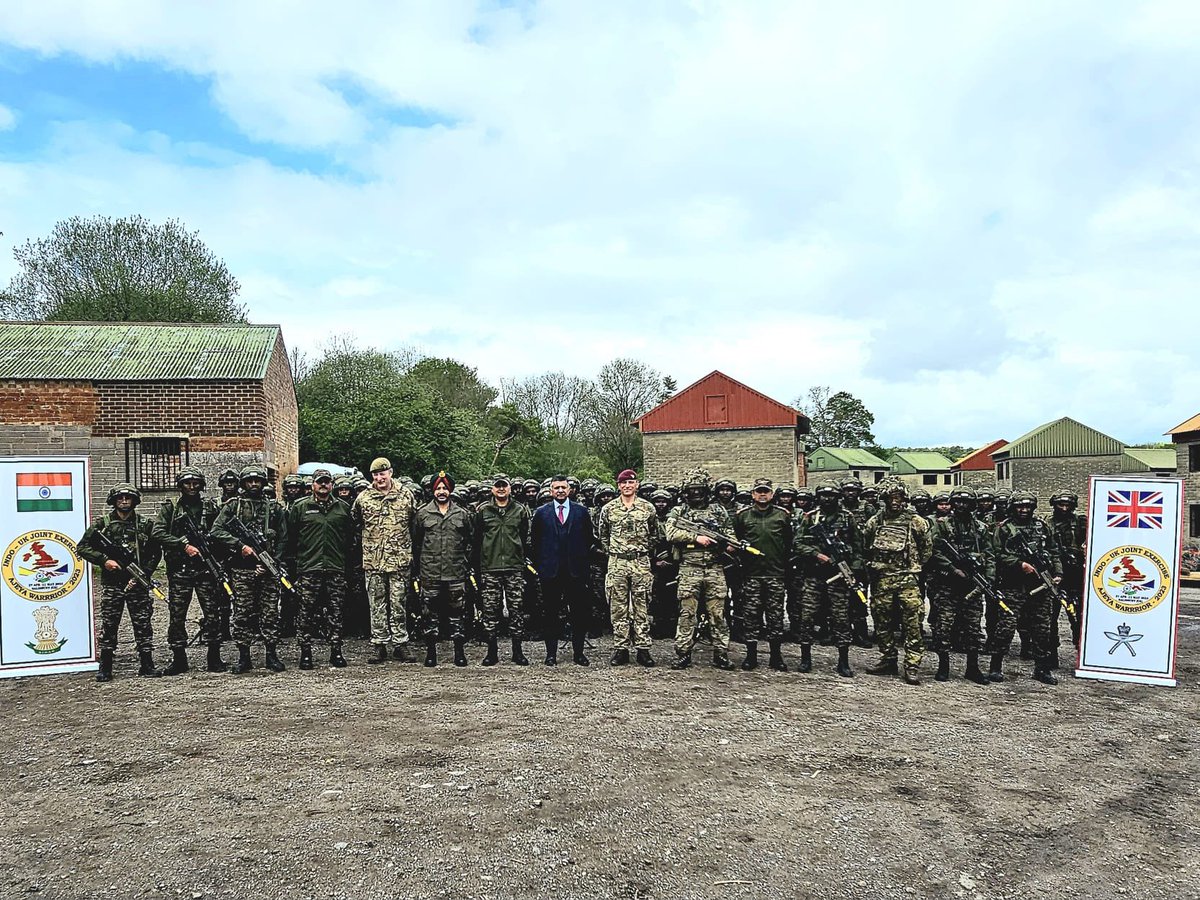 India in the UK (@hci_london) on Twitter photo Ex Ajeya Warrior culminated today after a Validation Exercise & Closing Ceremony at Imber Village, Salisbury. HC <a href="/VDoraiswami/">Vikram Doraiswami</a> was the Chief Guest for the Closing Ceremony. The exercise has been extremely successful towards achieving high levels of integration and interoperability Ex Ajeya Warrior culminated today after a Validation Exercise & Closing Ceremony at Imber Village, Salisbury. HC <a href="/VDoraiswami/">Vikram Doraiswami</a> was the Chief Guest for the Closing Ceremony. The exercise has been extremely successful towards achieving high levels of integration and interoperability