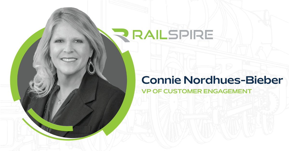 railspire's tweet photo. Our VP of customer engagement, Connie Nordhues-Bieber, is a 27-year rail industry veteran. Throughout her career, Connie has been working with all levels of organizations to find solutions that add value by improving safety and productivity.

Learn more: https://t.co/kT3PVx3O2B https://t.co/2ygONECfXb
