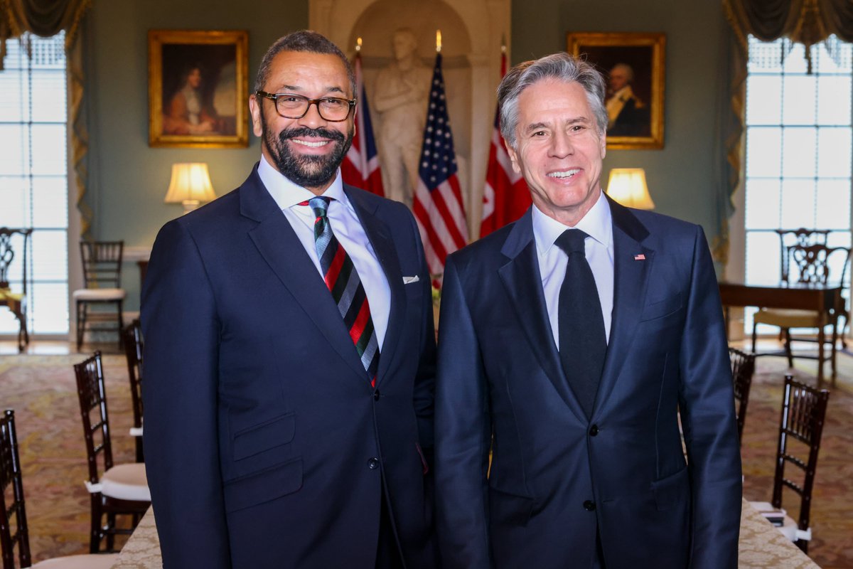 British Embassy Washington (@ukinusa) on Twitter photo The world is a healthier, happier, safer, more prosperous place when the United Kingdom and the United States work closely together, and it’s in our mutual interest to do so.
<a href="/JamesCleverly/">James Cleverly🇬🇧</a> 🇬🇧🤝🇺🇸 <a href="/SecBlinken/">Secretary Antony Blinken</a> The world is a healthier, happier, safer, more prosperous place when the United Kingdom and the United States work closely together, and it’s in our mutual interest to do so.
<a href="/JamesCleverly/">James Cleverly🇬🇧</a> 🇬🇧🤝🇺🇸 <a href="/SecBlinken/">Secretary Antony Blinken</a>