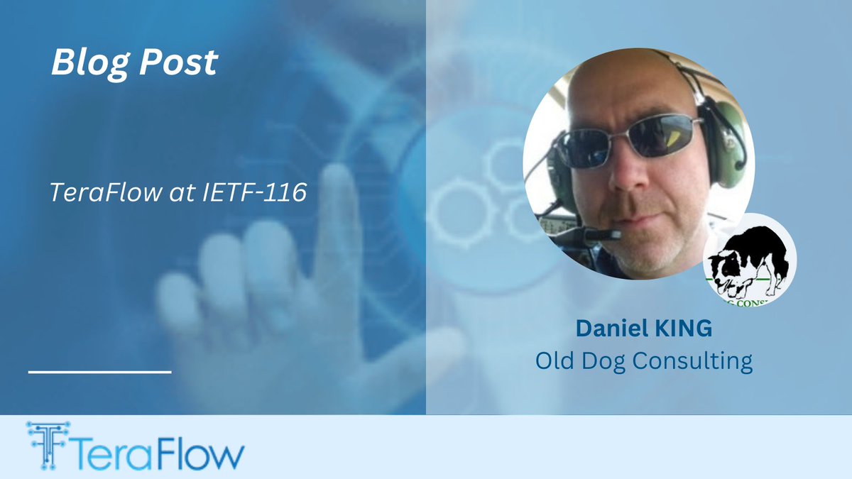 TeraFlow H2020 (@teraflow_h2020) on Twitter photo Did you read <a href="/danielkinguk/">Daniel King</a> blog post about <a href="/TeraFlowSDN/">TeraFlowSDN</a> at IETF-116 in #Yokohama?
➡️ teraflow-h2020.eu/blog/teraflow-…
<a href="/LluisGifre/">Lluís Gifre</a> <a href="/CttcTech/">CTTC</a> <a href="/ogondio/">Oscar Gonzalez</a> <a href="/TelefonicaTech/">Telefónica Tech</a> <a href="/EmikoGB/">E King</a> <a href="/LlanOldDog/">Old Dog</a> <a href="/OpenSourceMANO/">OSM - OpenSourceMANO</a> <a href="/ETSI_STANDARDS/">ETSI</a>
#sdn #network #controller #opensource #CloudNative Did you read <a href="/danielkinguk/">Daniel King</a> blog post about <a href="/TeraFlowSDN/">TeraFlowSDN</a> at IETF-116 in #Yokohama?
➡️ teraflow-h2020.eu/blog/teraflow-…
<a href="/LluisGifre/">Lluís Gifre</a> <a href="/CttcTech/">CTTC</a> <a href="/ogondio/">Oscar Gonzalez</a> <a href="/TelefonicaTech/">Telefónica Tech</a> <a href="/EmikoGB/">E King</a> <a href="/LlanOldDog/">Old Dog</a> <a href="/OpenSourceMANO/">OSM - OpenSourceMANO</a> <a href="/ETSI_STANDARDS/">ETSI</a>
#sdn #network #controller #opensource #CloudNative