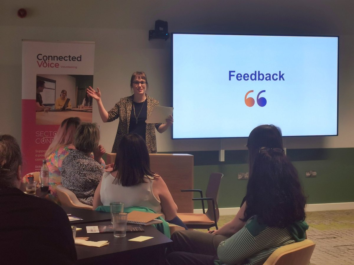 ConnectedVoice_'s tweet image. In our second half we welcome @_LauraLowther from #VisionforVolunteering presenting the 10 year vision and how we can be involved