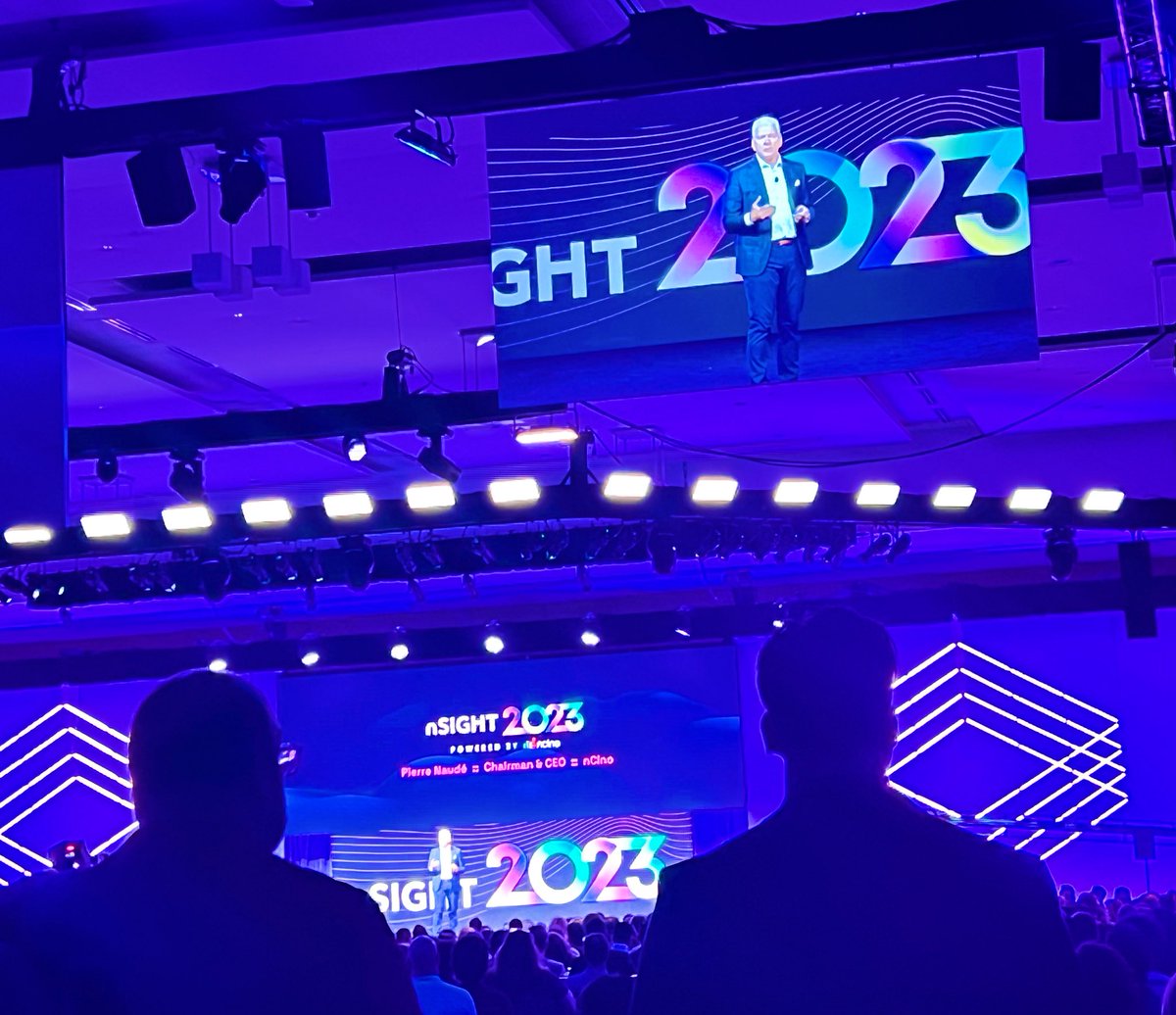 “The future is highly personalised, 360-degree views and business centric” - only made possibly by a single platform with data at the heart. #nSight2023 <a href="/ncino/">nCino</a> 🔥📈📊