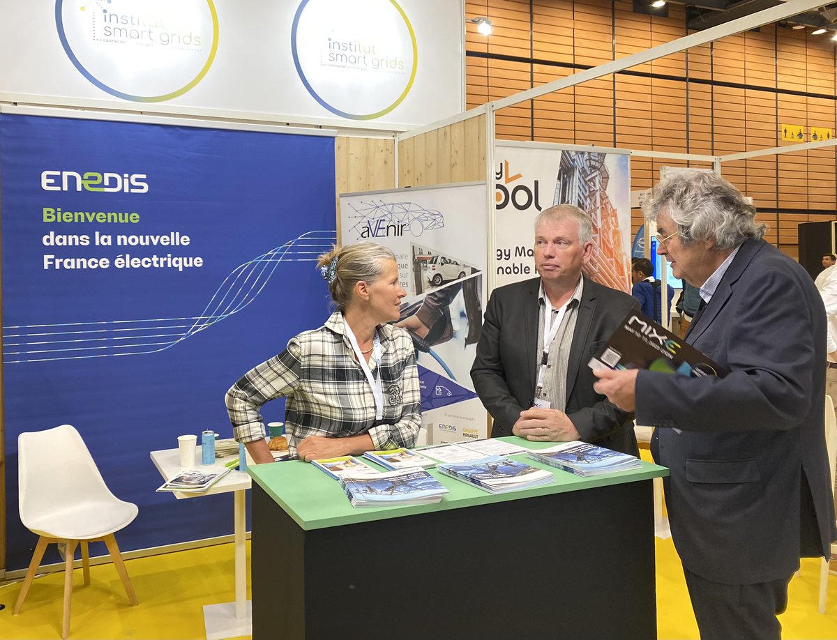 Enedis_AuRA's tweet photo. RENDEZ-VOUS 📢 Retrouvez les équipes d’@enedis au sein du village @institut_SG au salon @Mixe_event 
▶️ L’occasion d’échanger autour des solutions de #TransitionEcologique et #neutralitecarbone 🌱

🗓️ le 10 et 11 mai 
📍Cité Internationale de #Lyon
#MIXEEVENT https://t.co/Kg3MiQhokg