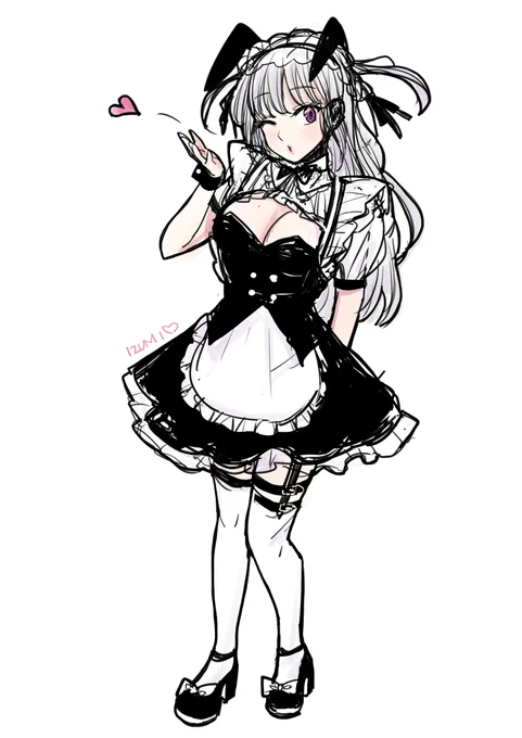#メイドの日2023 #メイドの日 今まで描いたメイドイラストです