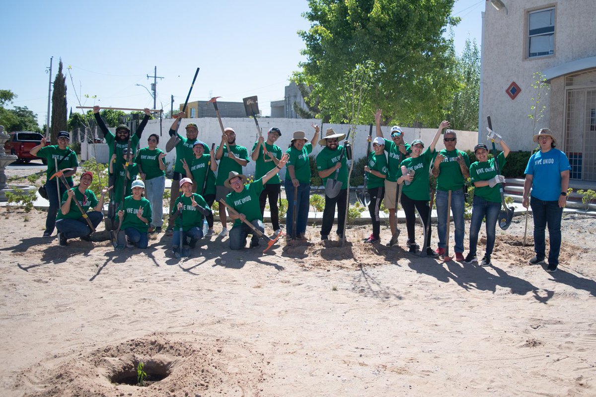 IntevaProducts's tweet photo. At Inteva, supporting our communities and making a positive impact locally is a global commitment. A team from our Juarez, Mexico technical center recently joined other area volunteers with the United Way and the "Mision con Vision" youth shelter for a tree-planting event. https://t.co/3QChqPRowH