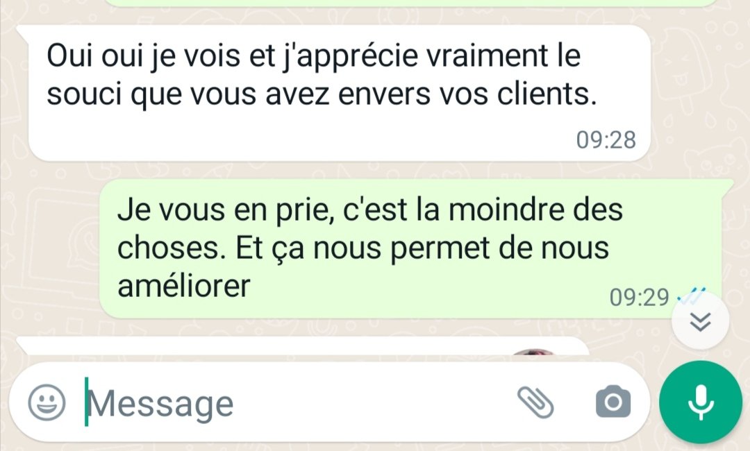 blanchemaxime's tweet photo. Ce que les clients apprécient le plus chez @bio_lait (en dehors des produits) c'est le fait qu'on fait le maximum pour avoir un retour sur les produits, la façon dont ils sont perçus et la façon de les améliorer. https://t.co/CbTaFKY6KW