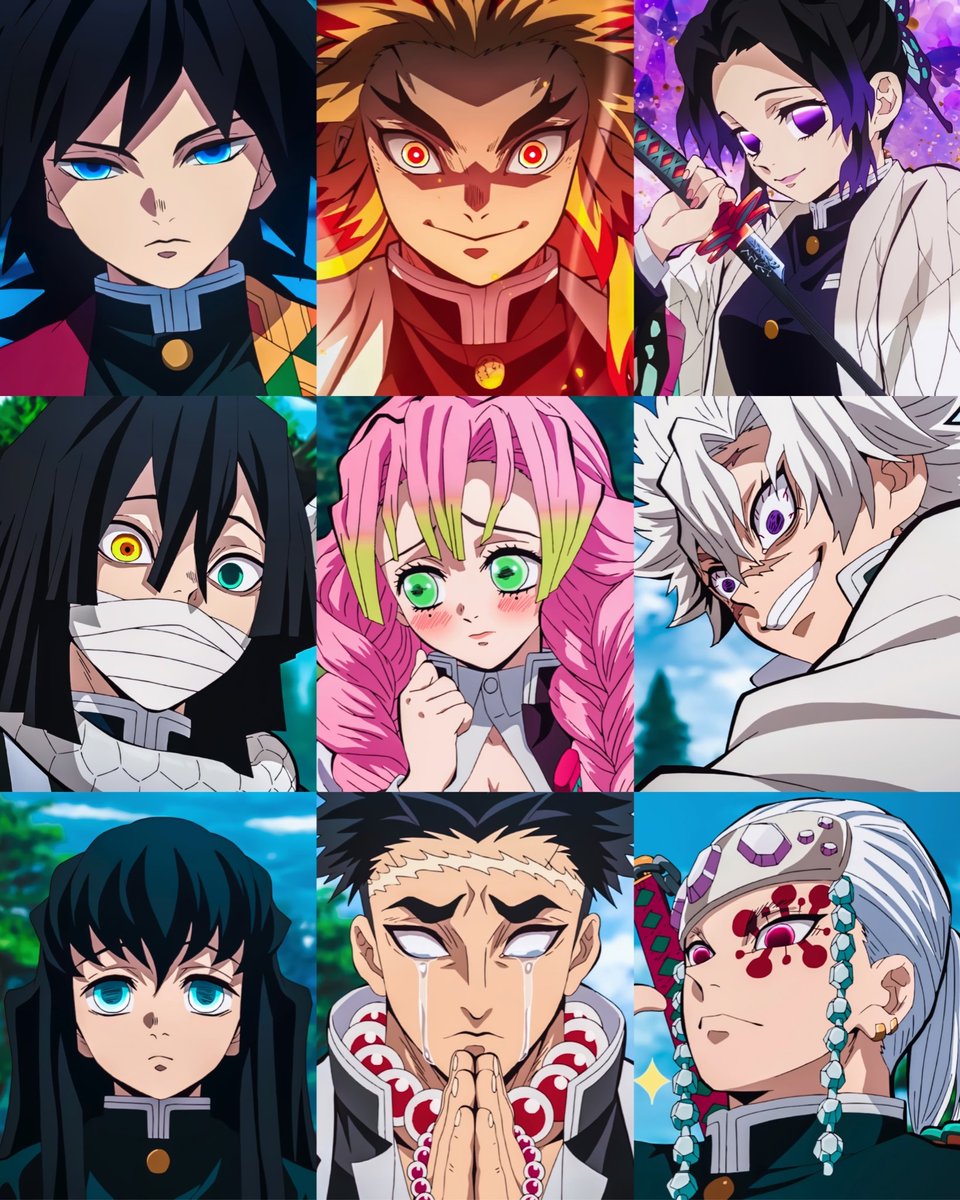 IAMOdon's tweet photo. Who is your favorite Hashira ? https://t.co/334CnS6Ai3