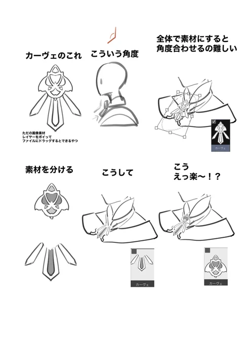 無限にカヴェ描いてるうちにライフハックを得るなどした みんなカヴェ描いて