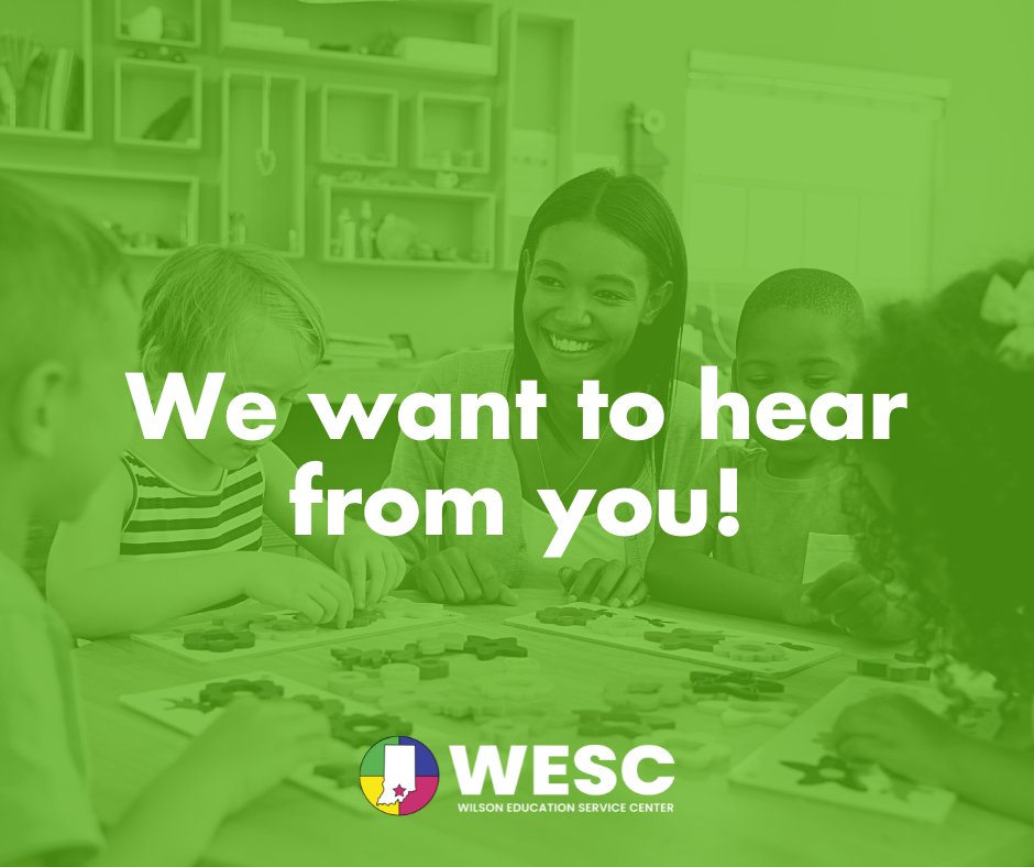 We would like to hear from you about what professional development you would like to see offered at WESC next year. Please click on the link to fill out the PD questionnaire. docs.google.com/forms/d/e/1FAI…