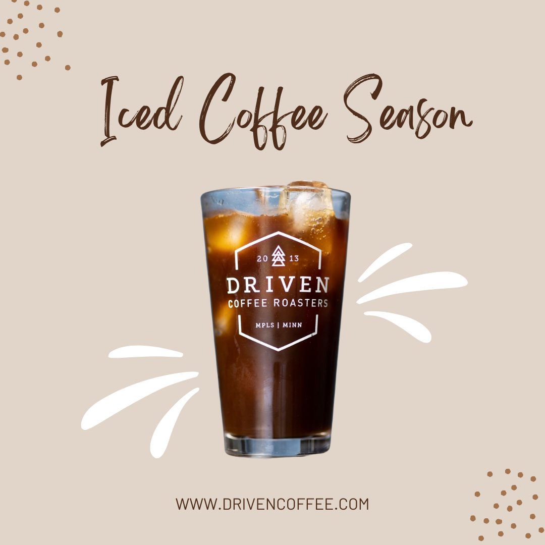 The weather is warming up, and the coffee is ice cold. How do you take your coffee? 
#coffee #icedcoffee #exceptionalcoffee #drivencoffee #yum #caffeine