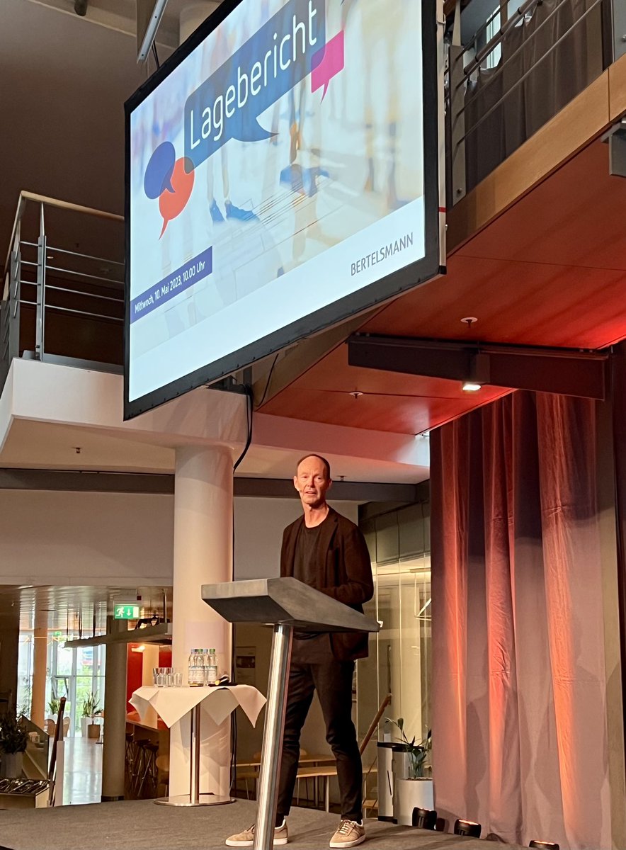 Second Bertelsmann Management Report, this time in Munich: an update for our Penguin Random House Verlagsgruppe colleagues on Bertelsmann’s development and performance. The next Management Report is scheduled in Heideloh.